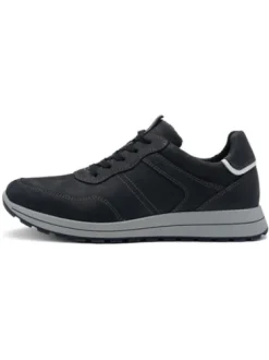 Ara Navy Wide Fit Trainer|112452322