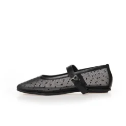 Copenhagen Black Net Mary Jane|CS8601BLK