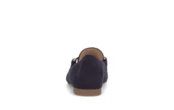 Gabor Dark Blue Suede Loafer|8521136