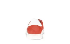 Gabor Red Chili Suede Wide Fit Trainer|8654538
