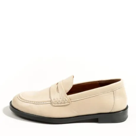 KMB Latte Leather Loafer|A7549L