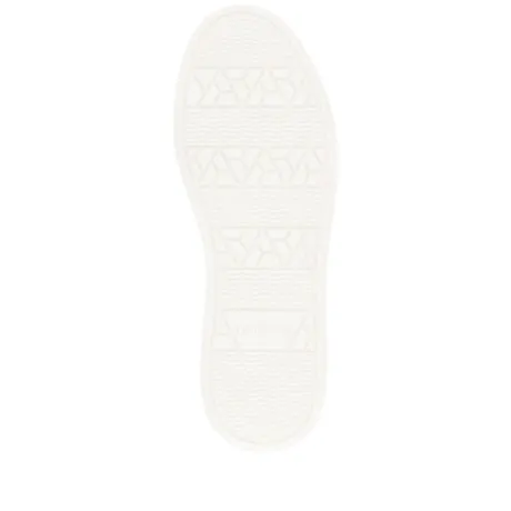 Remonte White Mini Wedge Trainer|D2E0080W