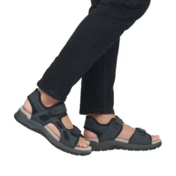Rieker Blue Comfort Walking Sandal|2695514B