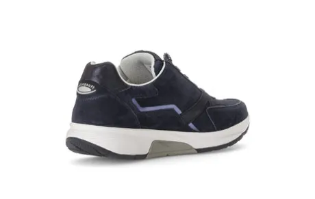 Rolling Soft Navy Nubuck Comfort Trainer|8687836