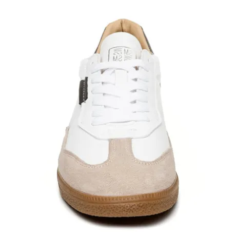 Steve Madden White and Taupe Trainer| 12000795WB