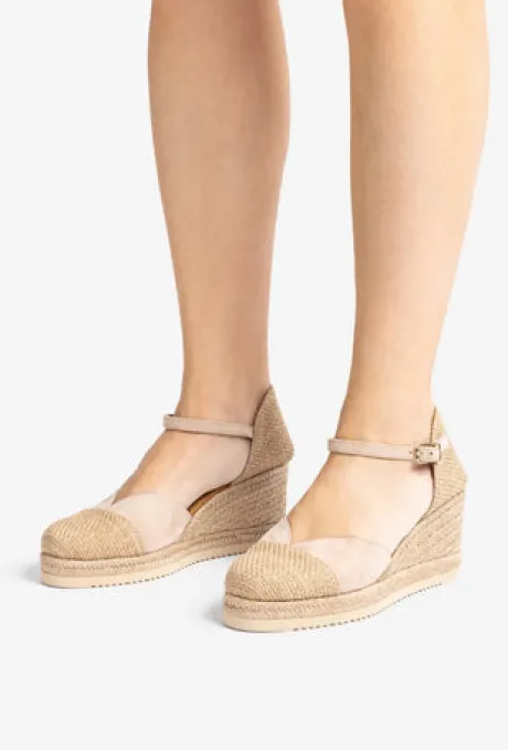 Unisa Nude Wedge Espadrille|CECHNU