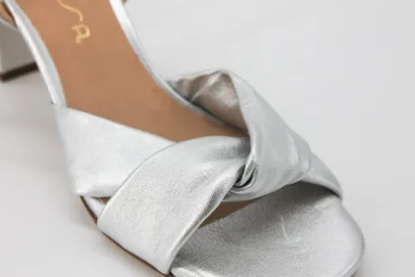 Unisa Silver leather Sandal|MEDWAYS