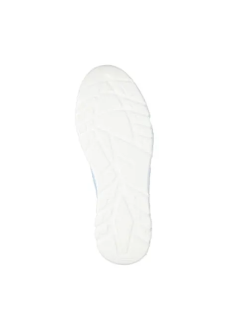 Waldlaufer Blue Wedge Wide Fit Trainer |927H02524